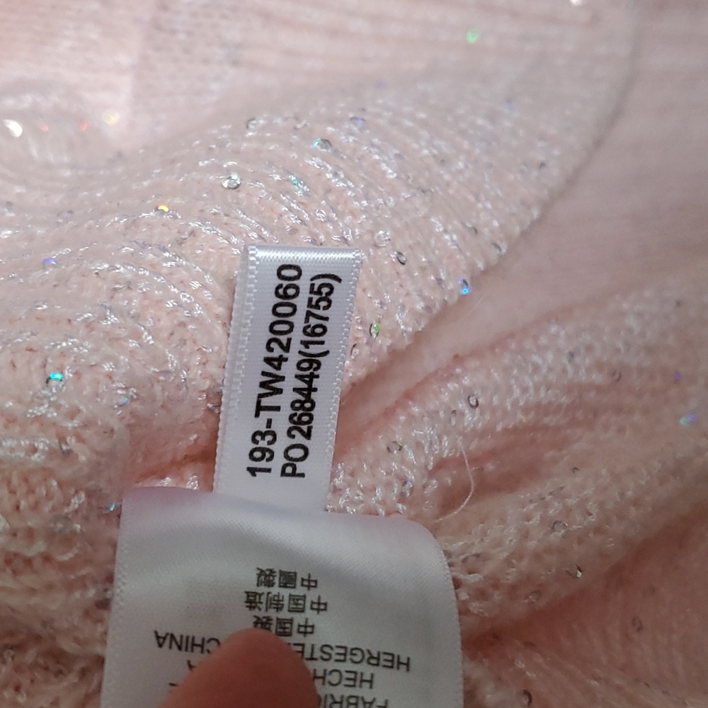 NWOT Tommy Bahama Pink V Neck Sequined Top - Picture 9 of 9